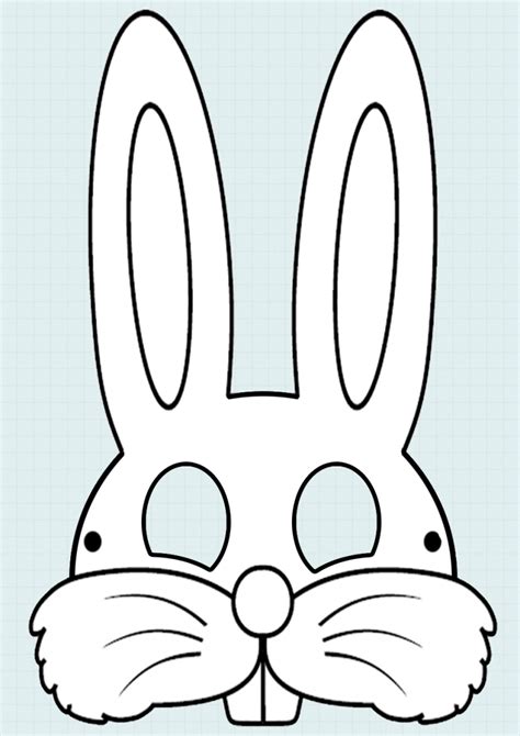 click   save image    blank bunny mask