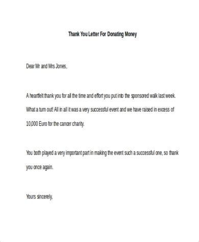 letter  charity  donation collection letter template collection