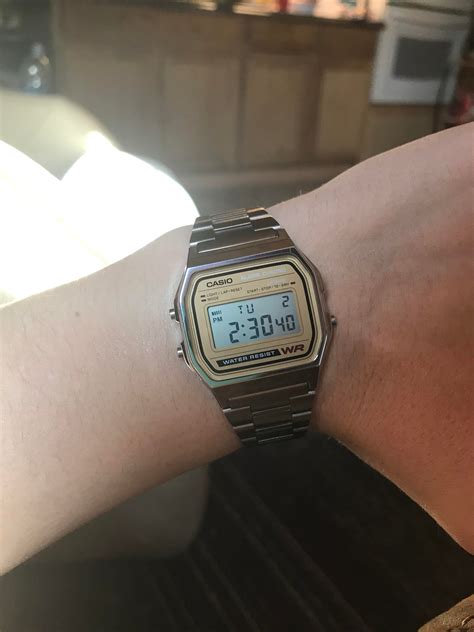 gold faced casio aw  favorite    time rcasio