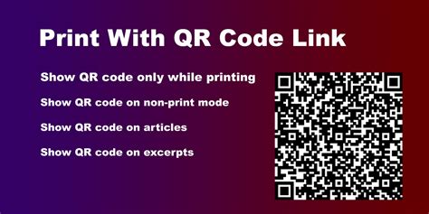 print  qr code link wordpress plugin  multiplewebtools codester