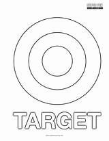 Target Coloring Logo Printable Pages Super Bullseye Fun Logos Template sketch template