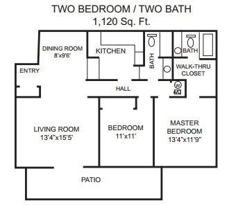 floorplan   spacious  bedroom bath apartment home floor plans entry closet