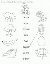 Worksheet English Color Colour Object Activity Shapes Coloring Mind Use Which Tell Bestcoloringpages Belongs Comments sketch template