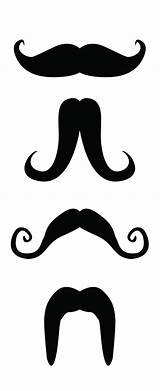 Mustache Printable Moustache Beard Mustaches Template Moustaches Clipart Para Printables Cut Cliparts Outline Stencil Bigote Curly Templates Mexicano Movember Bigotes sketch template