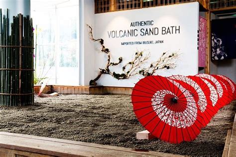 relax  rejuvenate   volcanic sand bath