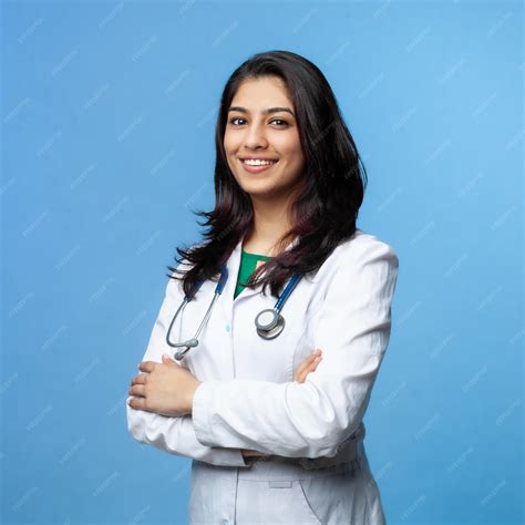 Premium Photo Medical Concept Of Indian Beautiful Female Doctor In