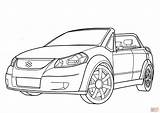 Suzuki Coloring Pages Makai Color Mitsubishi Cars Eclipse Spyder Nissan Printable Main Drawing Puzzle Wheeler Skip sketch template