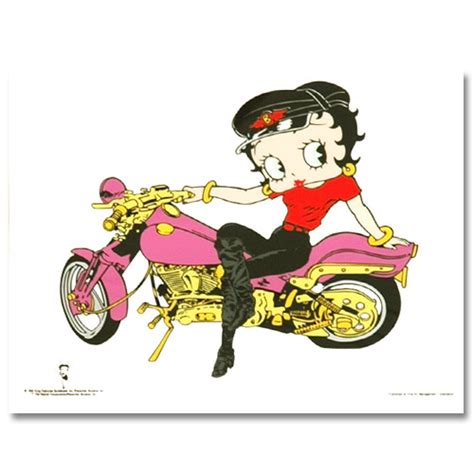 Betty Boop Motorcycle By King Features Syndicate