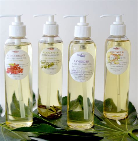 Cantaloupe Massage Oils 8oz Copy Razzberry Pearl