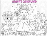 Lolly Candyland sketch template
