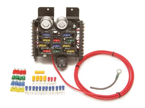 painless wiring   circuit compact universal pro street fuse block autoplicity