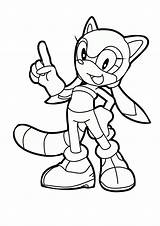 Sonic Coloring Pages Metal Print Color Craft sketch template