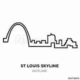 Skyline Vectorified sketch template