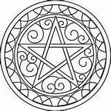 Pentagram Getdrawings Pentacle sketch template
