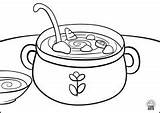 Coloring Pages Kids Food Navigation Post Soup2 sketch template
