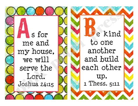 alphabet bible verse cards printable