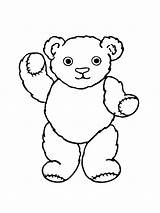 Coloring Teddy Pages Bear Cute Kids Bears Printable Colouring Panda Picnic Standing Choose Board Activities sketch template