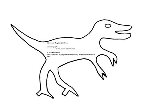 rex dinosaur template