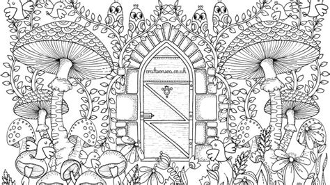 garden coloring page  adults crafts  sea