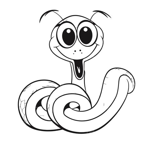 small cartoon snake coloring pages outline sketch drawing vector car