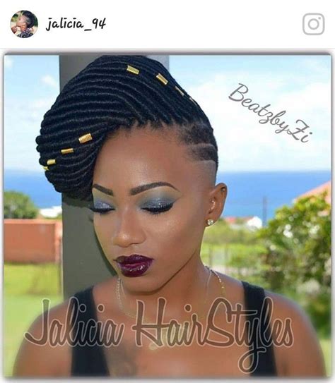 pin by tricia on faux locs braids with shaved sides braids for short