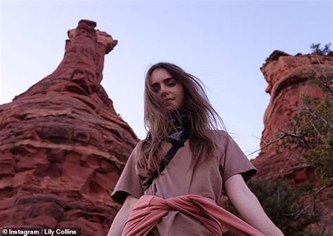 Newly Engaged Lily Collins Stuns In Ethereal Snaps In Arizona Daily