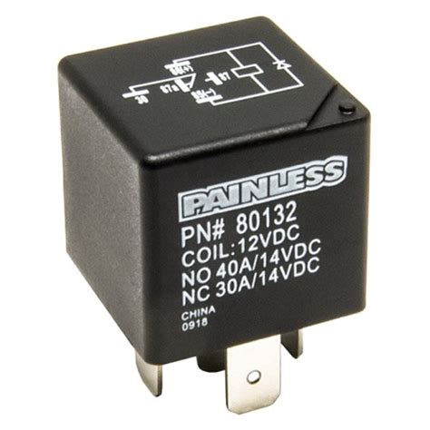 painless performance   amp single pole double throw relay