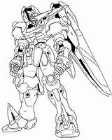 Gundam Coloring Pages Suit Wing Master Mobile Book Mecha Katoki Talk sketch template