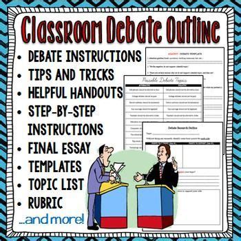 classroom debate outline   organize  friendly class debate