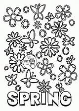 Coloring Spring Pages Printable Flowers Seasons Kids Flower Adults Well Sheets Many Color Cards Print Library Sheet Clipart First Feel sketch template