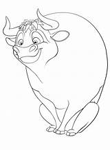 Ferdinand Coloring Pages Printable Disney Print Size sketch template