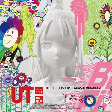 billie eilish  takashi murakami ut collection arrives  uniqlo today uniqlo