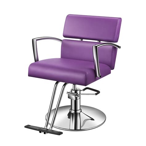 baasha modern purple salon chairs  hair stylist  hydraulic pump