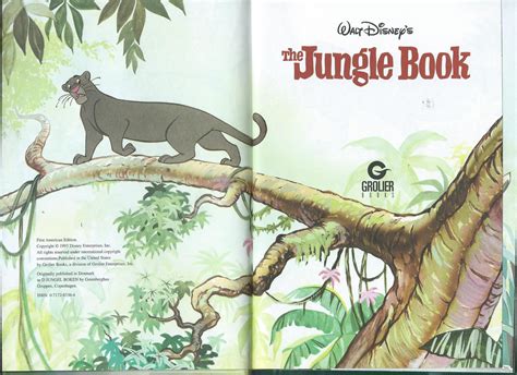 jungle book  walt disney  good hardcover  st edition odds ends books