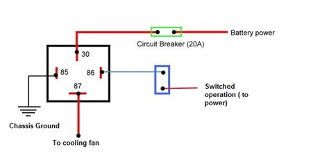 electric fan relay kit wiring diagram   wire electric fan  thermostat dual electric fan