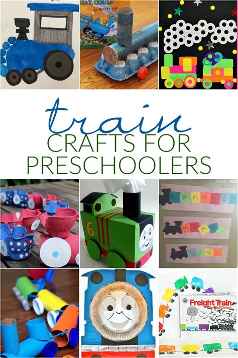 train crafts  preschoolers  spark creativity