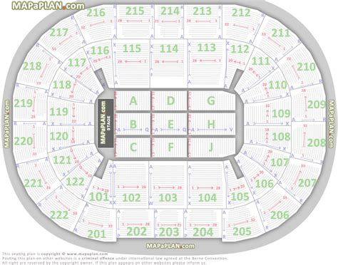manchester ao arena seating plan detailed chart  individual seats