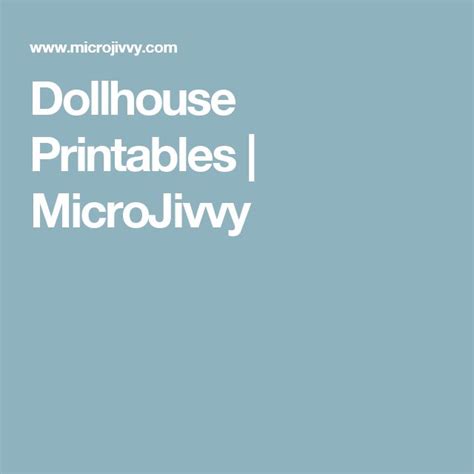 dollhouse printables microjivvy dollhouse printables doll house