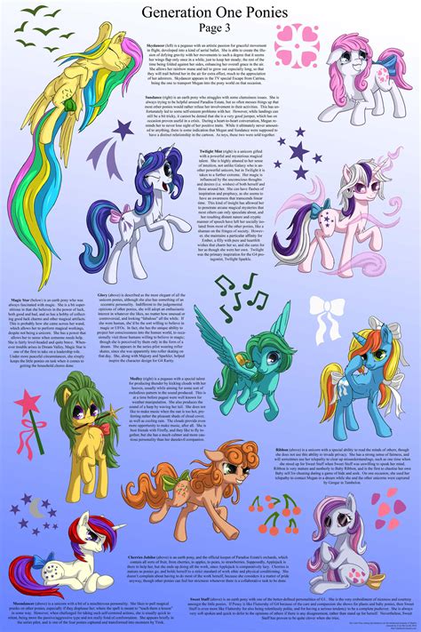 ponies character sheet page   starbat  deviantart