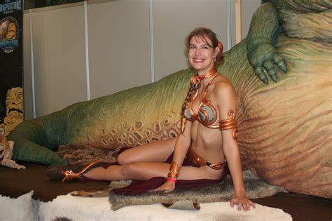 slave leia with jabba by applenaut on deviantart