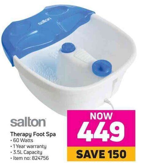 salton therapy foot spa  watts  offer  game