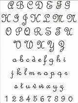Alphabet French Script Alphabets sketch template