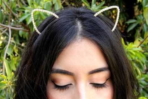 Cat Ears Diamond Cat Ears Girls Cat Ears Costume Cat Ears