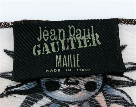 jean paul gaultier vintage safe sex for ever tattoo mesh