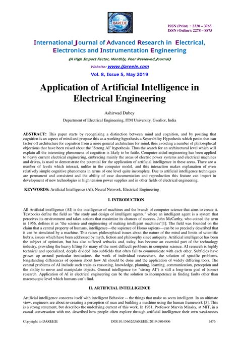 international journal  advanced research  electrical