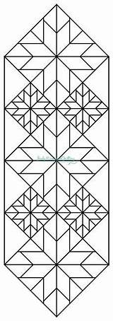 Table Runner Quilting Pattern Quilts Line Quilt Runners Drawing Quiltworx Mini Patchwork Niemeyer Judy Blocks Paper Quilted Stars Chemins Drawings sketch template