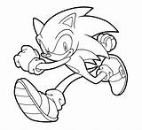 Sonic Coloring Pages Hedgehog Printable Exe Kids Color Running Print Printables Runs Retro Super Colouring Tails Book Popular Easter Gif sketch template