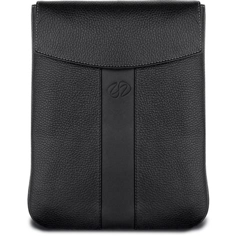 maccase premium leather ipad sleeve vertical black lpadsl bkv