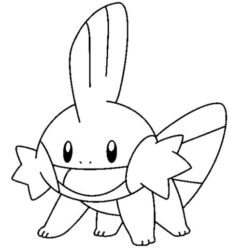 pokemon kleurplaat mudkip malvorlagen pokemon sumpex zeichnungen