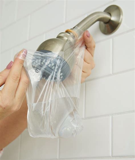 clean  showerhead  basic pantry ingredients cleaning